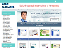 Tablet Screenshot of casa-farmacia.com