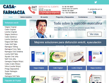 Tablet Screenshot of casa-farmacia.net